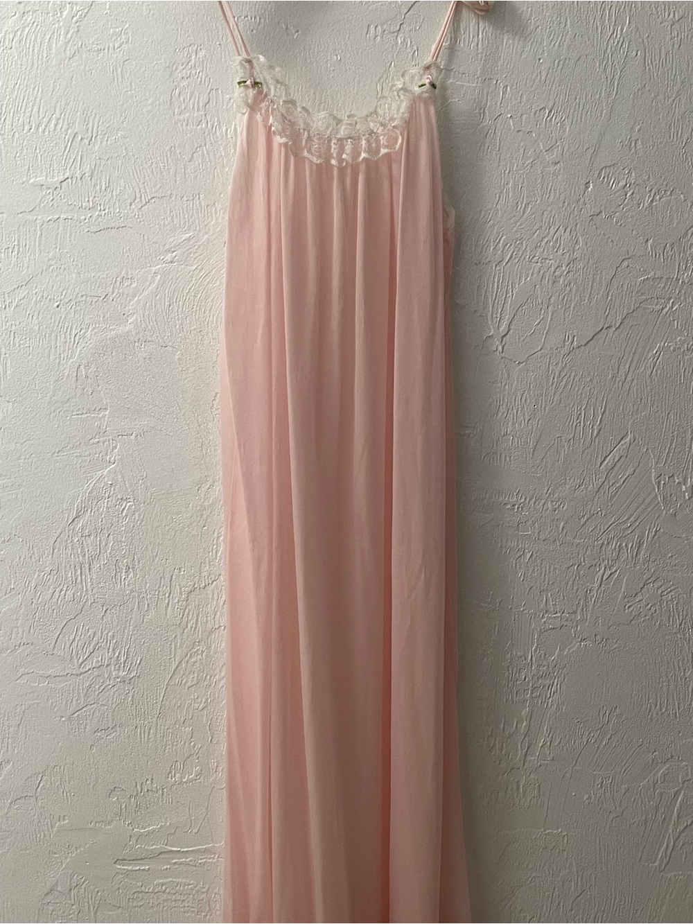 Vintage Lace Peignoir & Nightgown lace Inner Most Sears, maybe 1960s or 1970s. - Picture 8 of 12